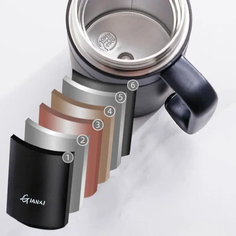 Sleek Stainless Steel Insulated Thermo Mug