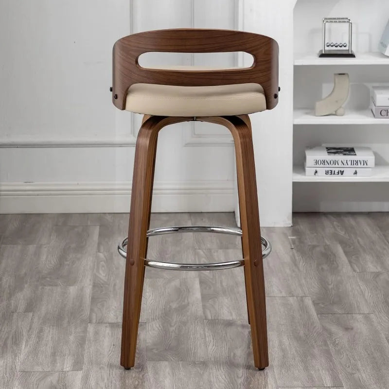 Contemporary Height Bar Stools Set of 2