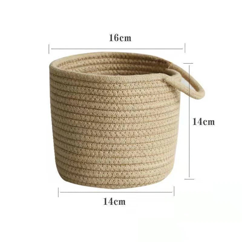 Modern Cotton Rope Woven Storage Basket