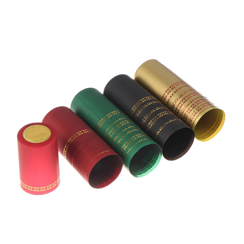 Premium Wine Bottle Seal Covers - 10 PCS