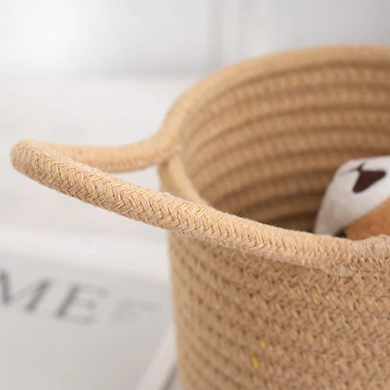 Modern Cotton Rope Woven Storage Basket