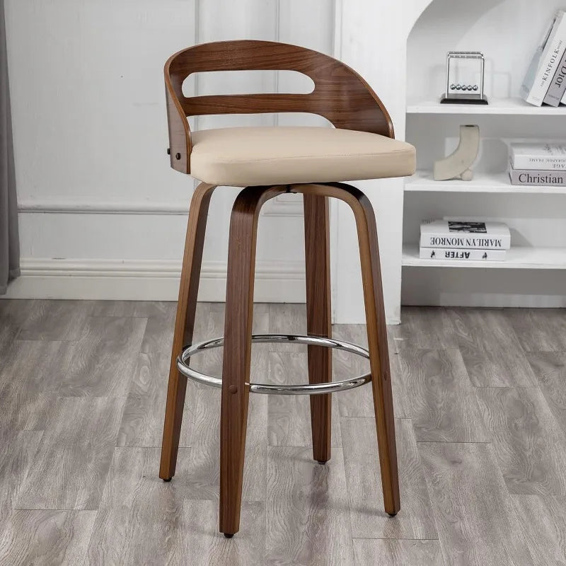 Contemporary Height Bar Stools Set of 2