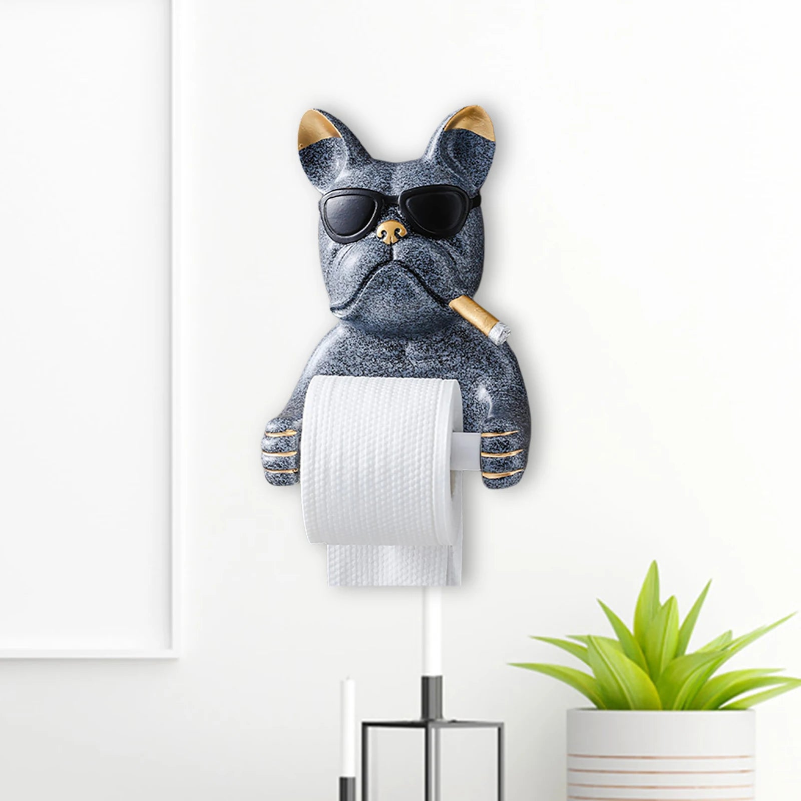 Dog Toilet Paper Holder