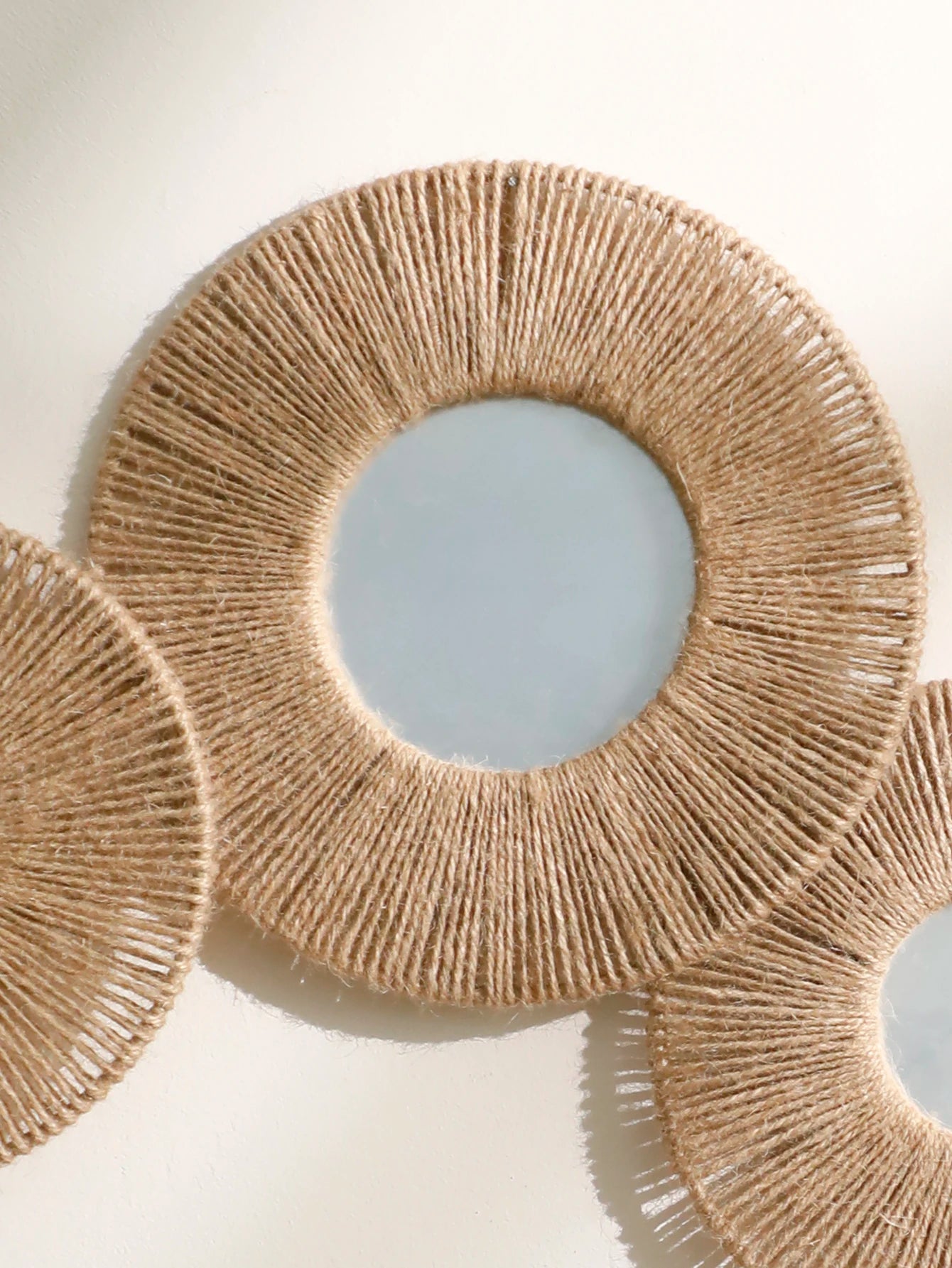 Boho Chic Round Wall Mirror