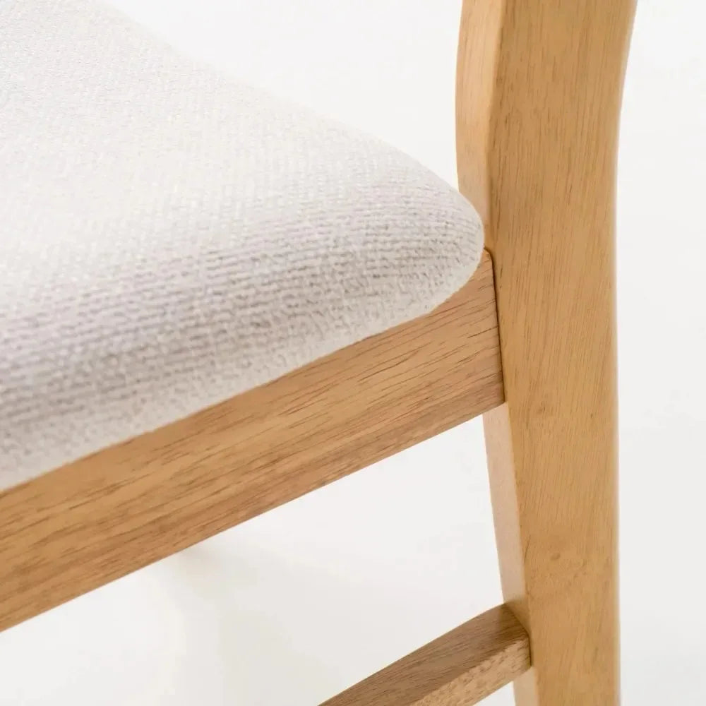 Modern Dining Chair of Natural Oak