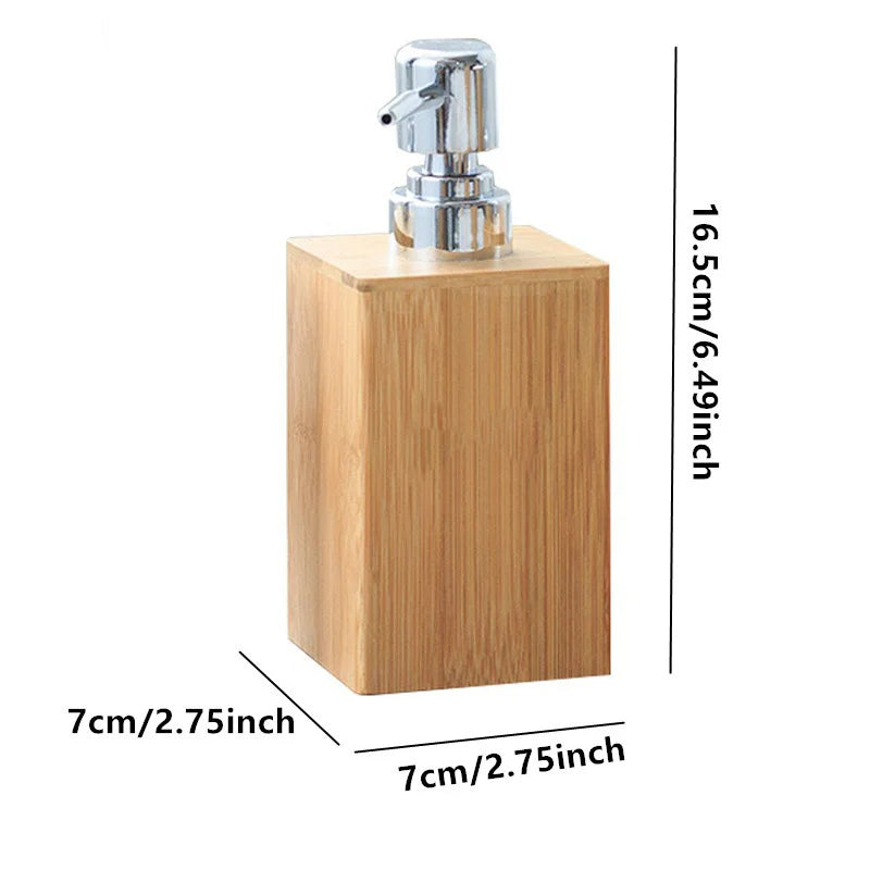 Bamboo Minimalist Soap Dispenser