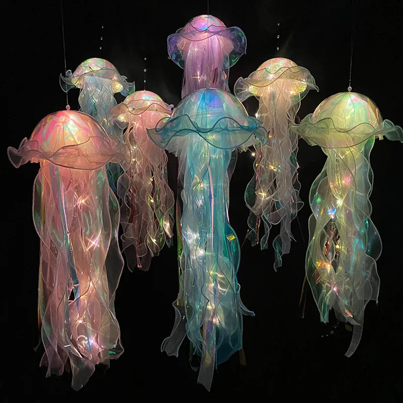 Colorful Jellyfish Lamp