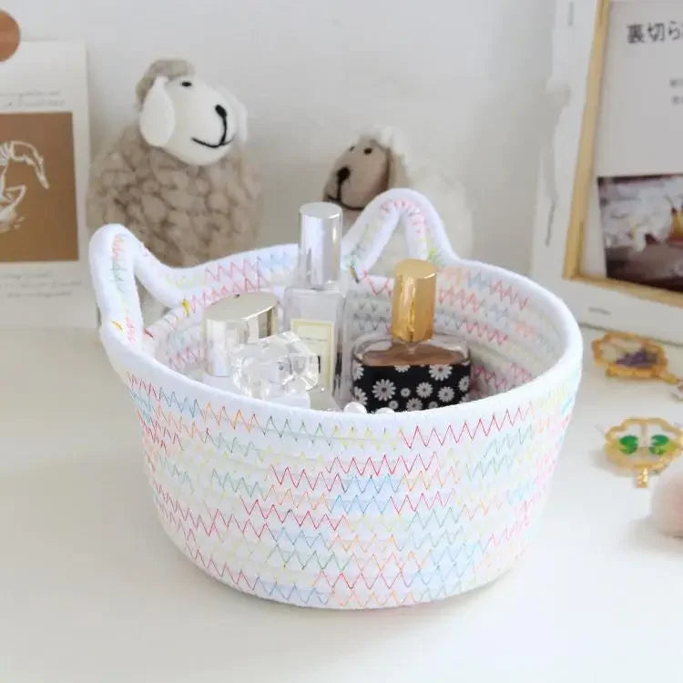 Cozy Storage Baskets Cat Form for Sundries