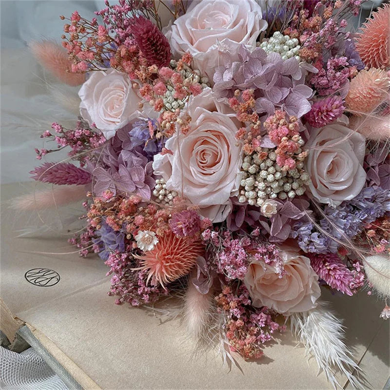 Delightful Natural Bouquet of Artificial Flowers