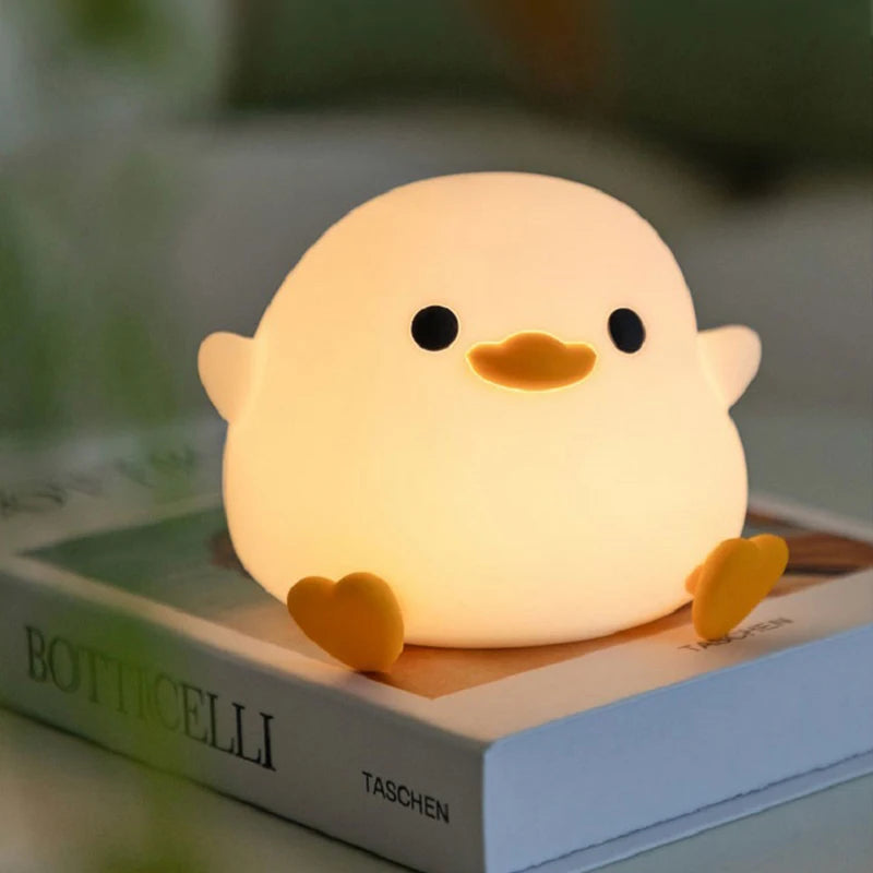 Silicone Duck Night Light