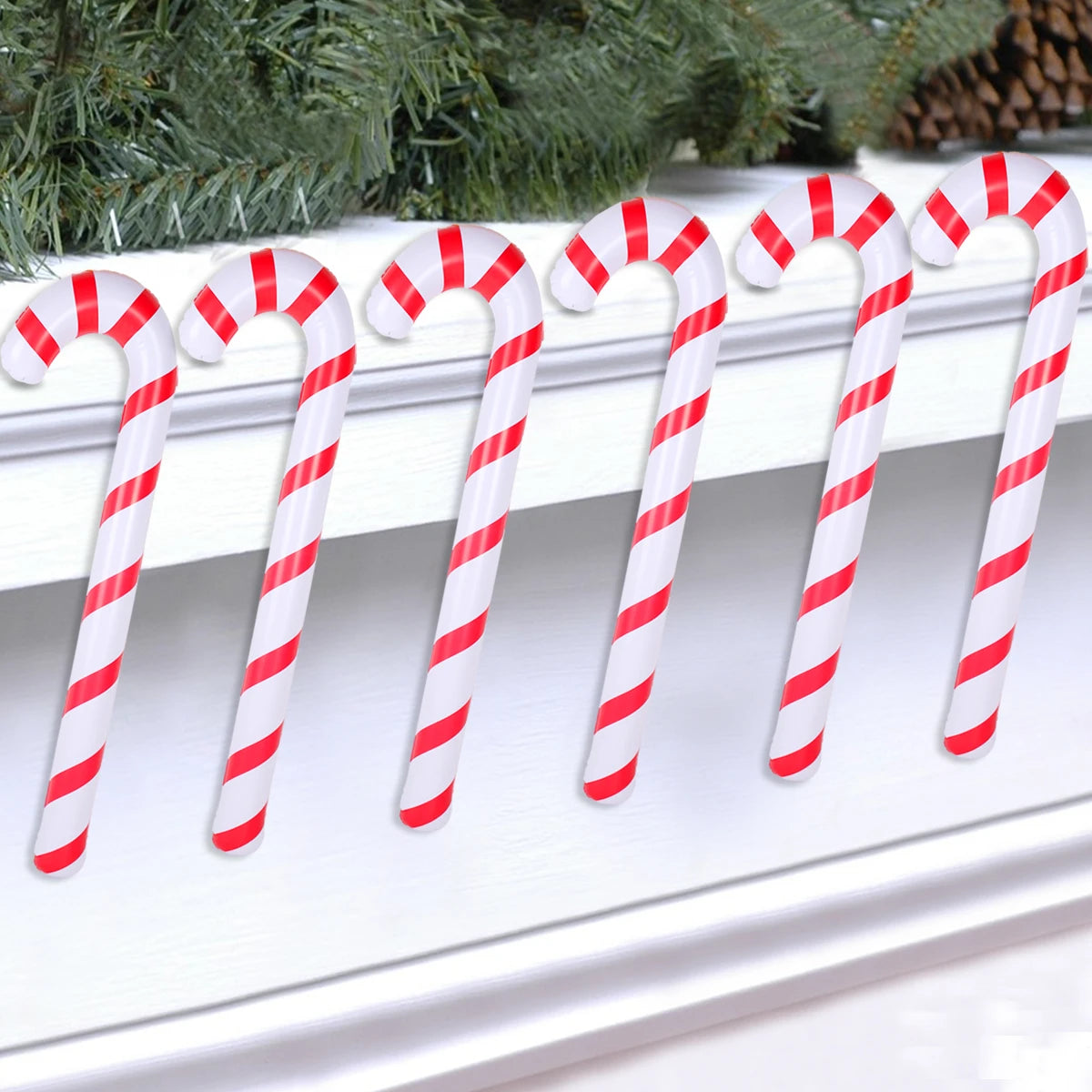 Candy Cane Delight Inflatable Christmas Ornaments