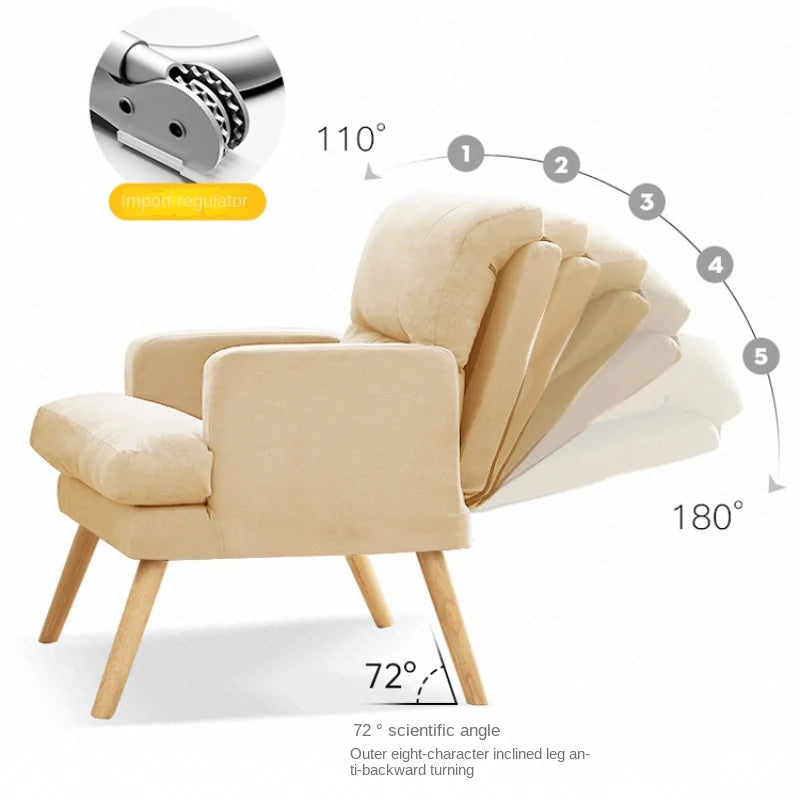 Cozy Versatile Comfort Folding Armchair