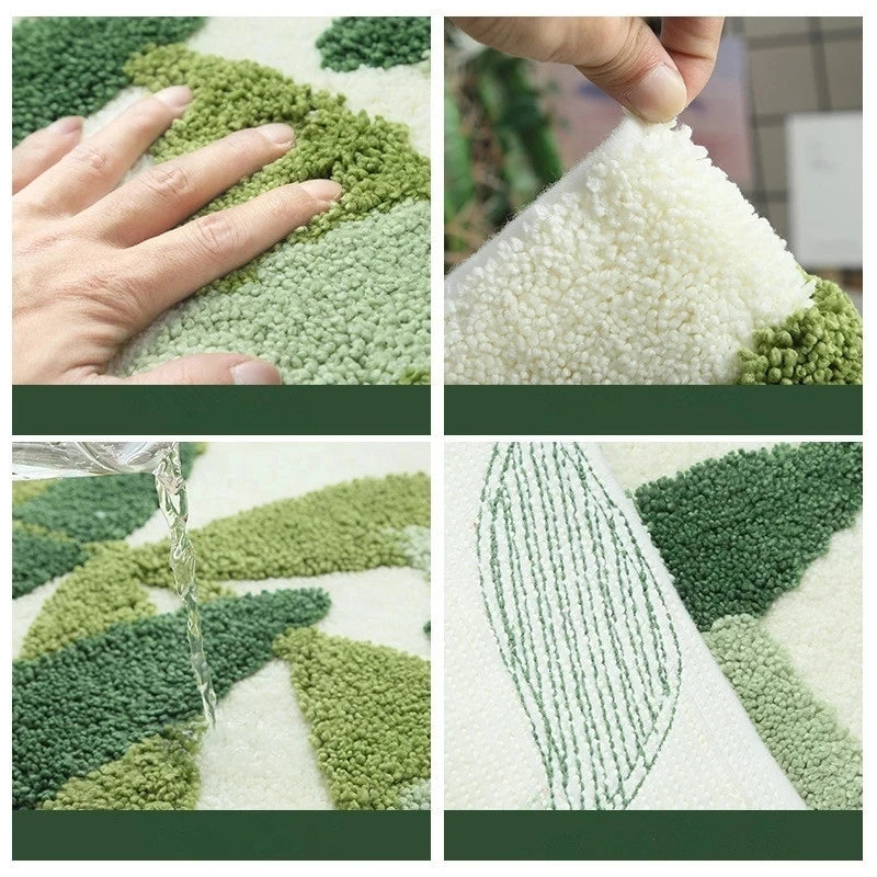 GreenLeaf Ultra-Absorbent Non-Slip Bath Mat