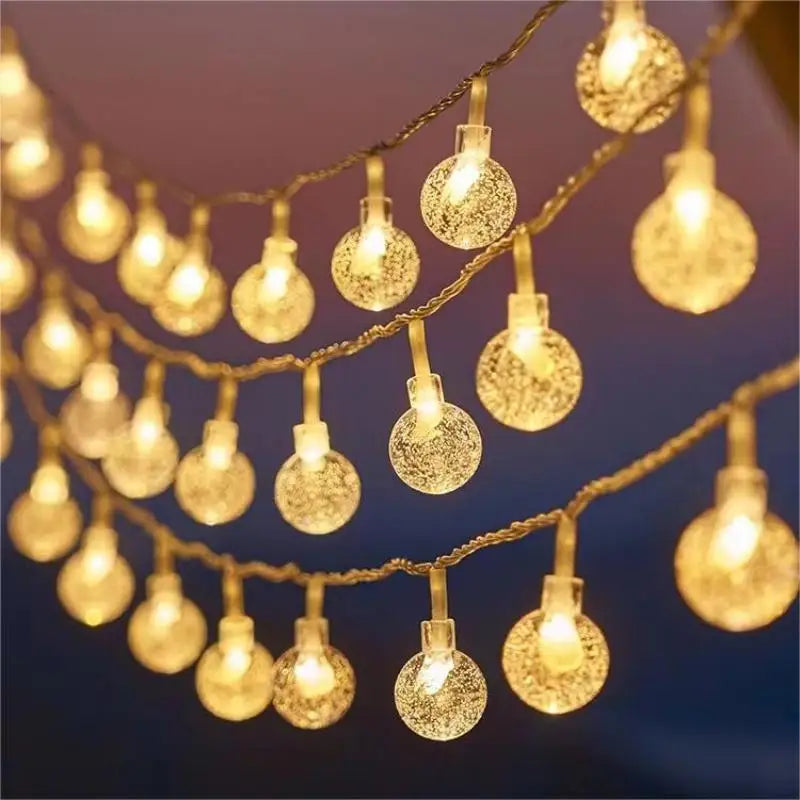 Pre-Lit Christmas Garland – Illuminated Xmas Tree Garland for Home Decor