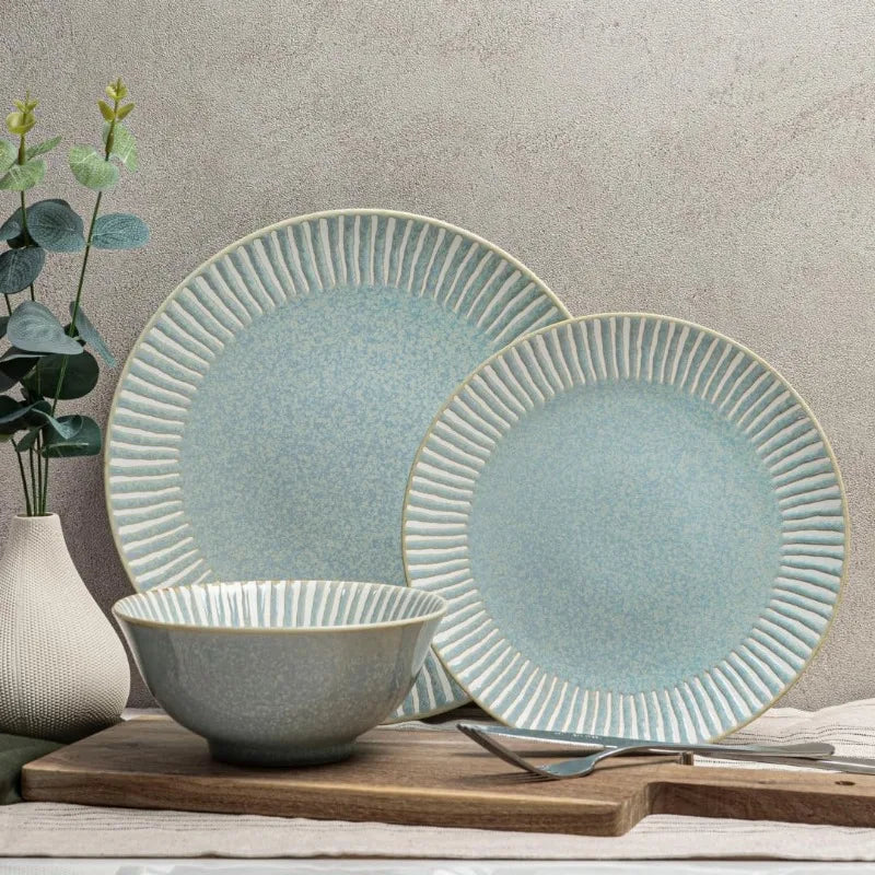 Elegant 12-Piece Ceramic Dinnerware Set