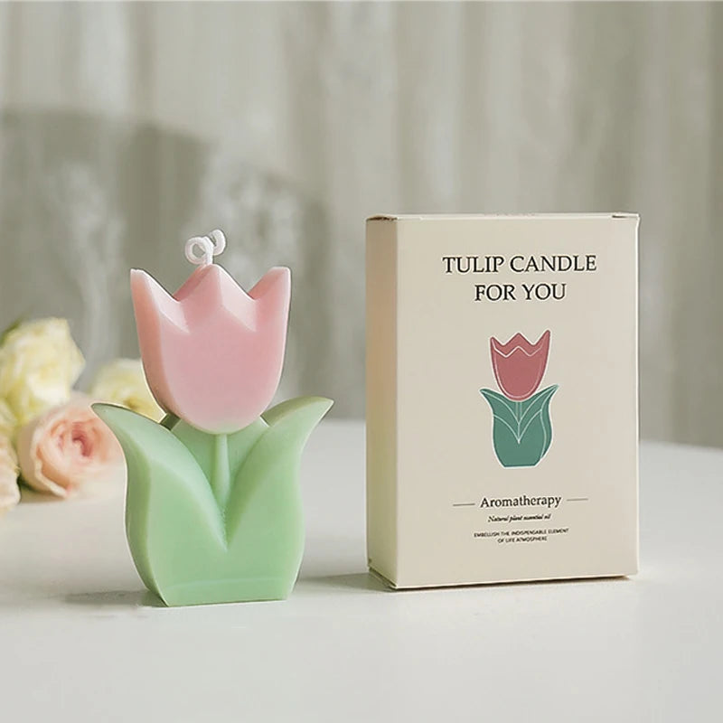 Creative Tulip-Shaped Candles