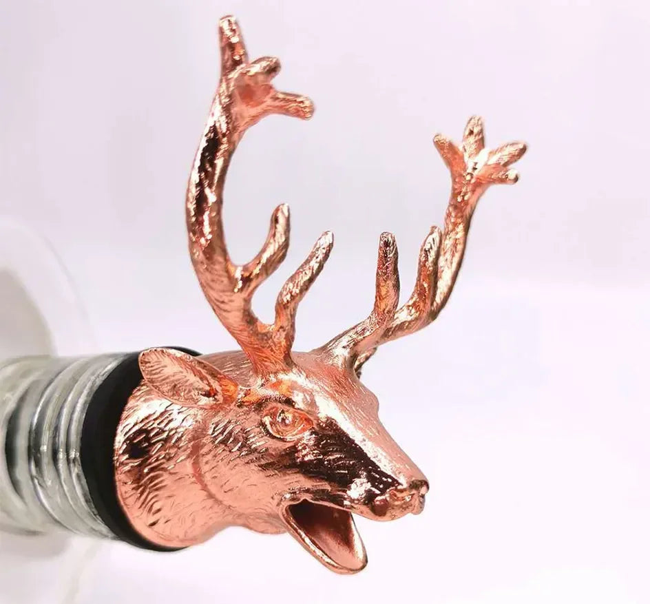 Elegant Deer Head Wine Pourer