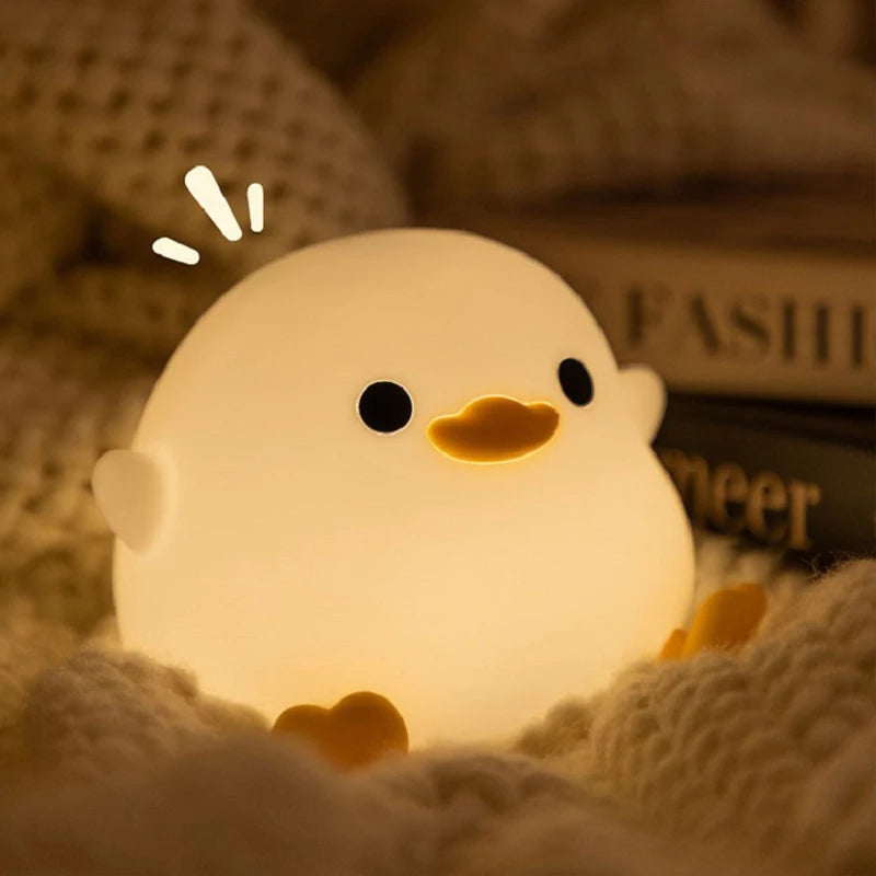 Silicone Duck Night Light