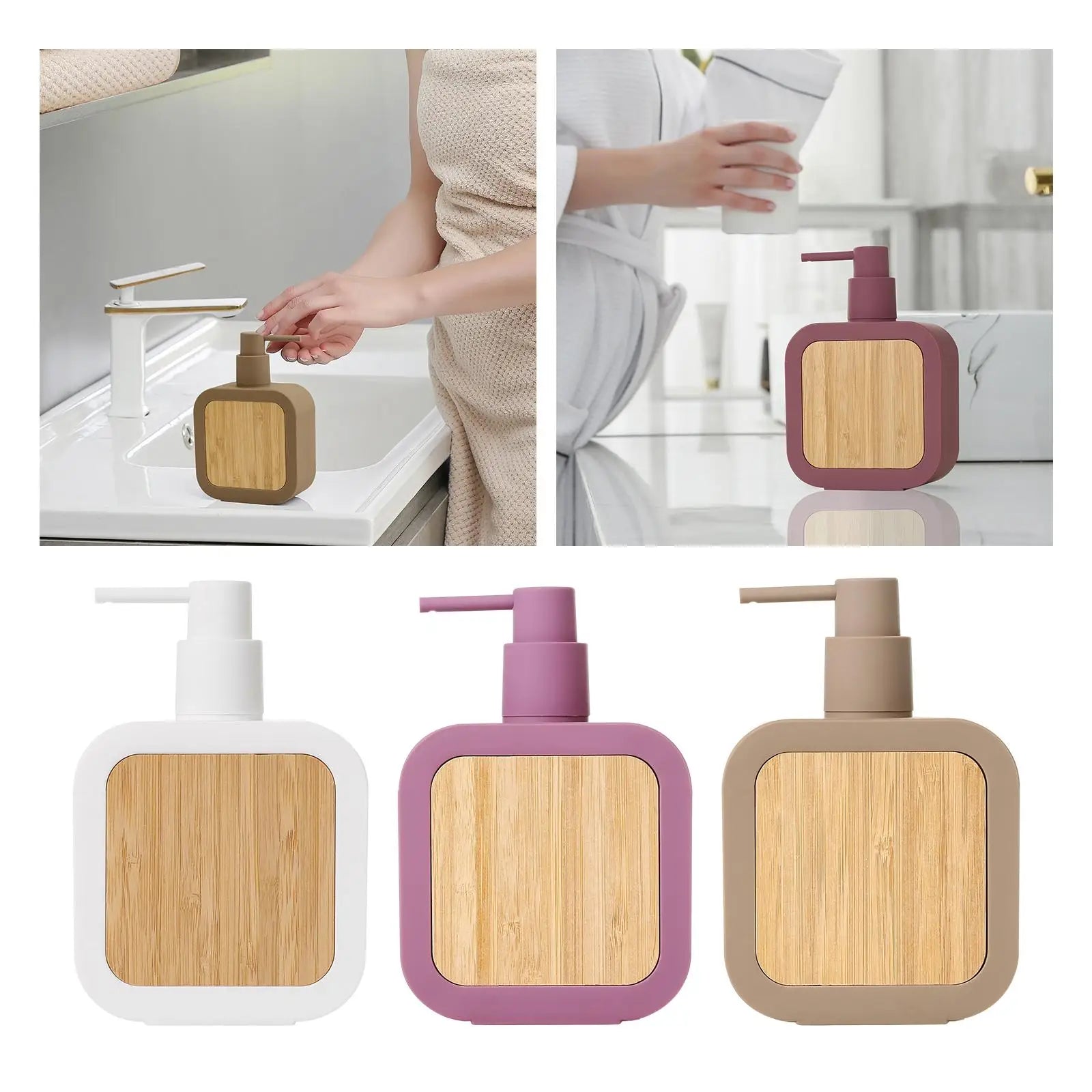 Bamboo Soap Dispenser