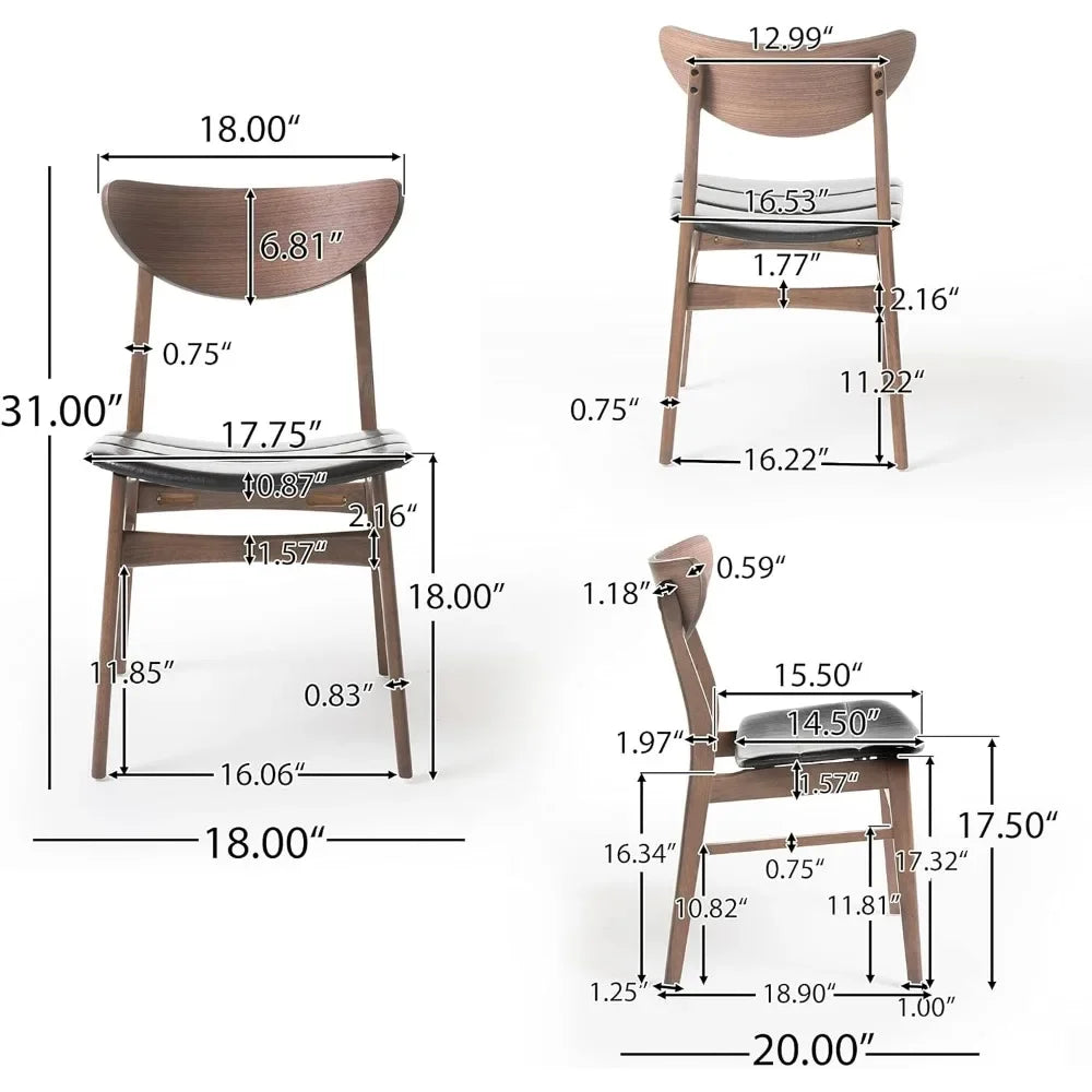 Dining Chairs 2-Pcs Set