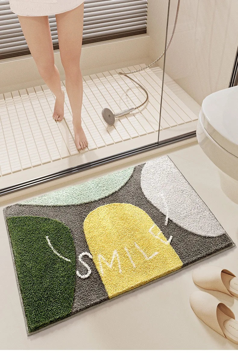 Cozy Imitation Cashmere Bathroom Mat