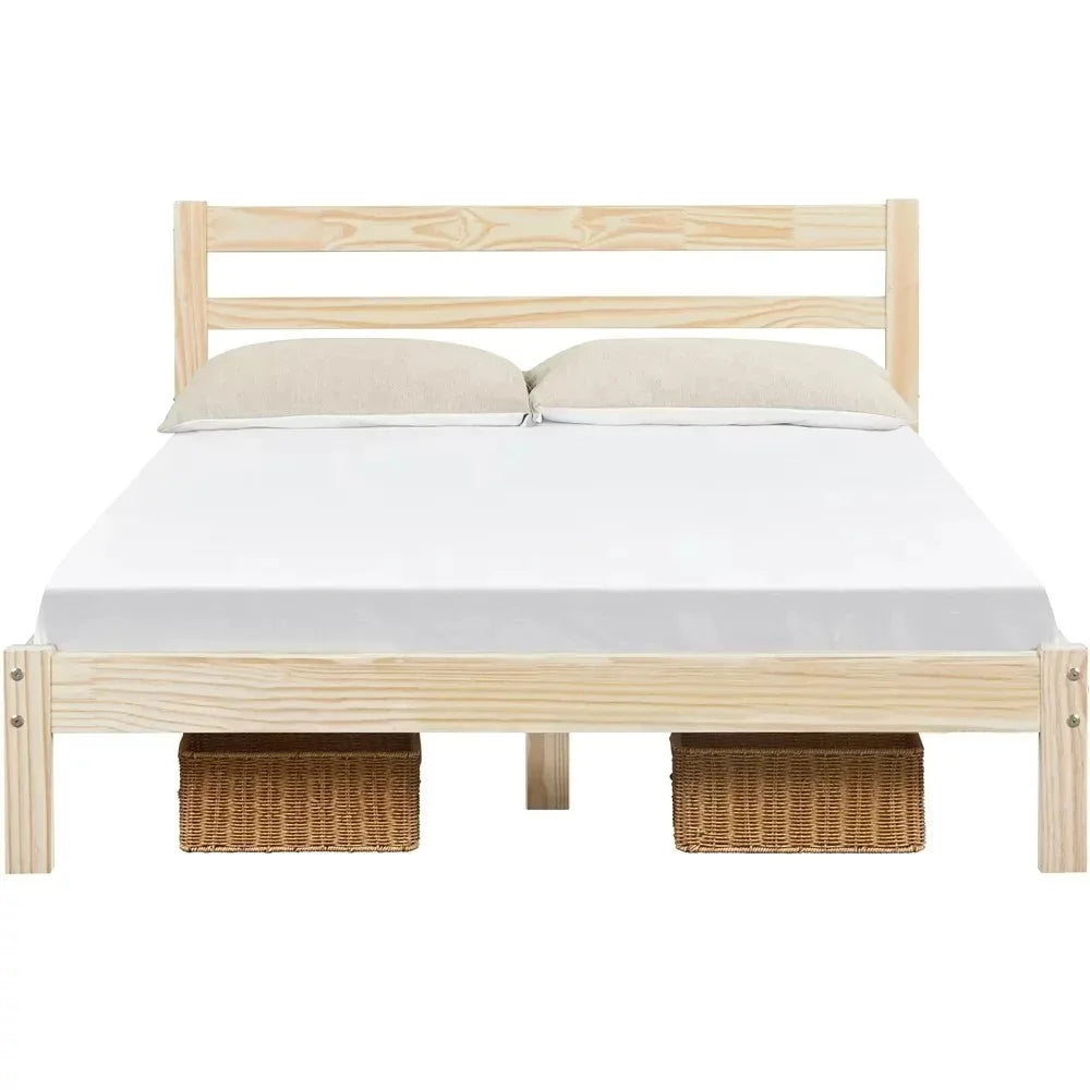 Minimalist Wooden Bed