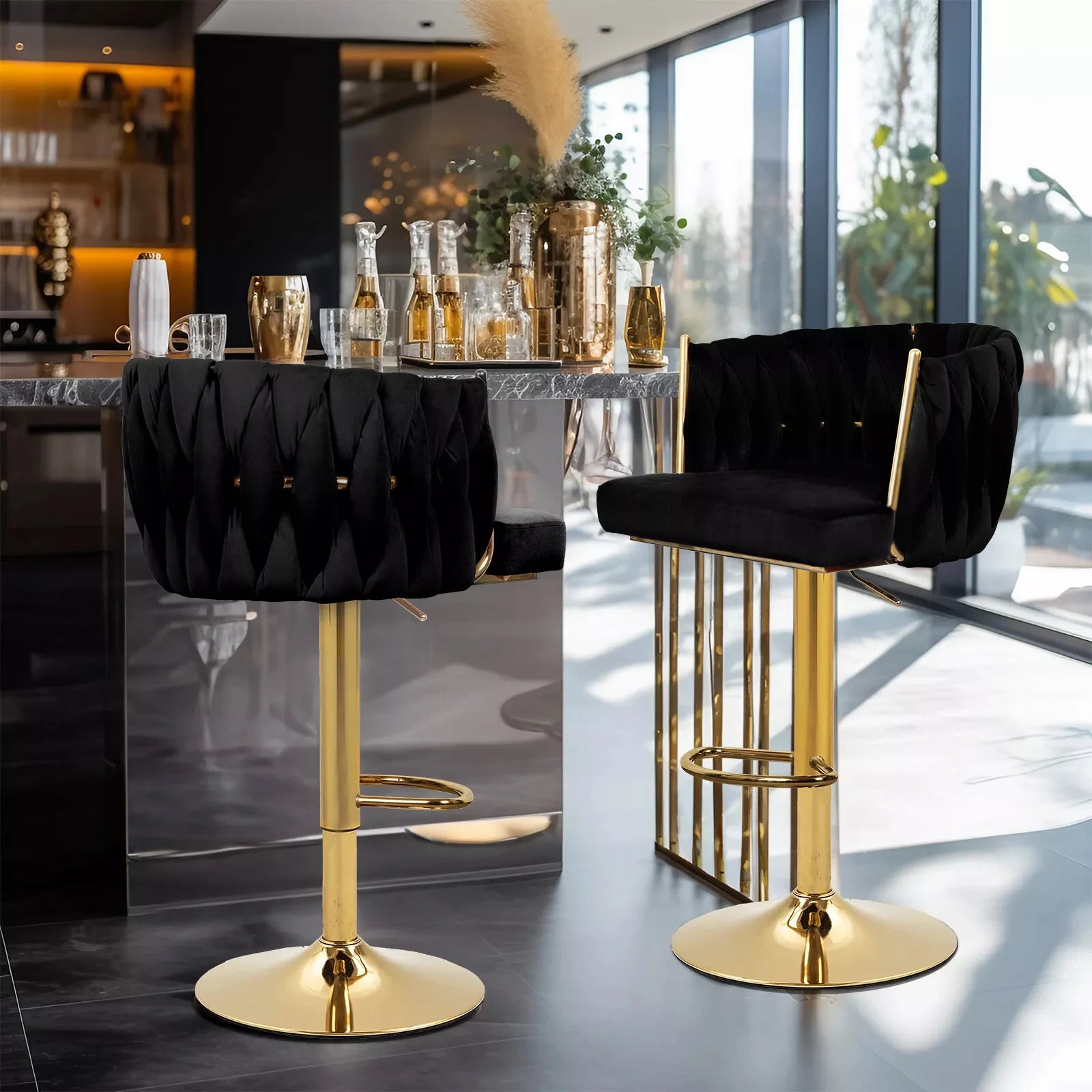 Velvet Bar Stools