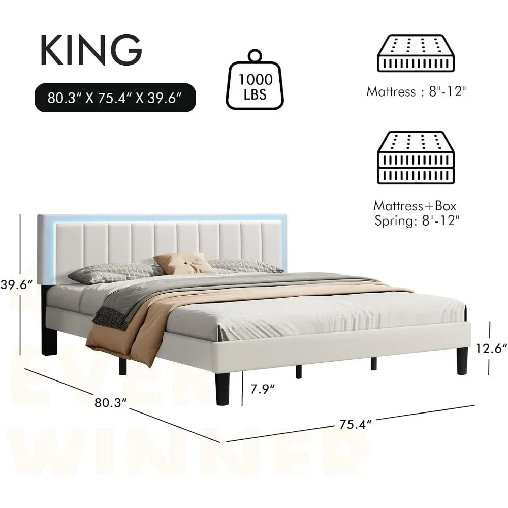 Elegant King Size Bed