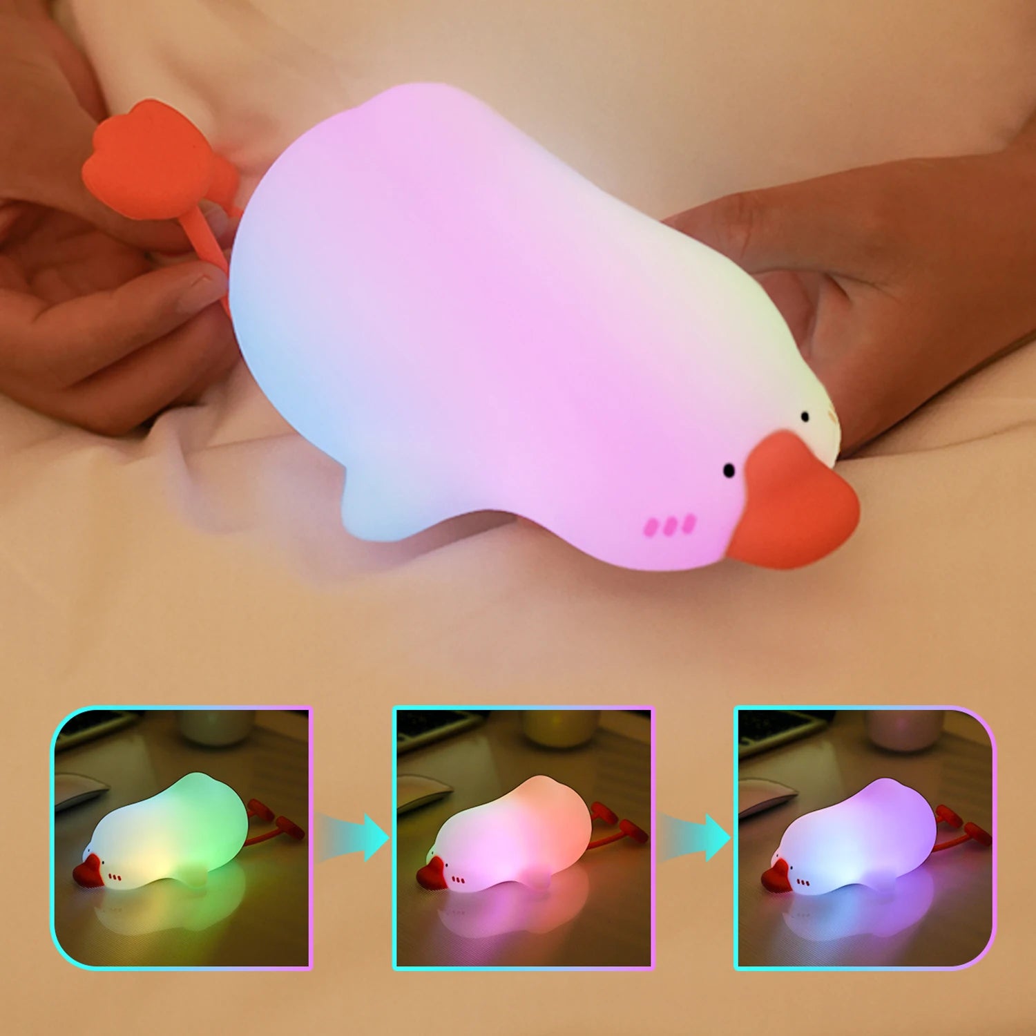 Big White Goose RGB Lamp