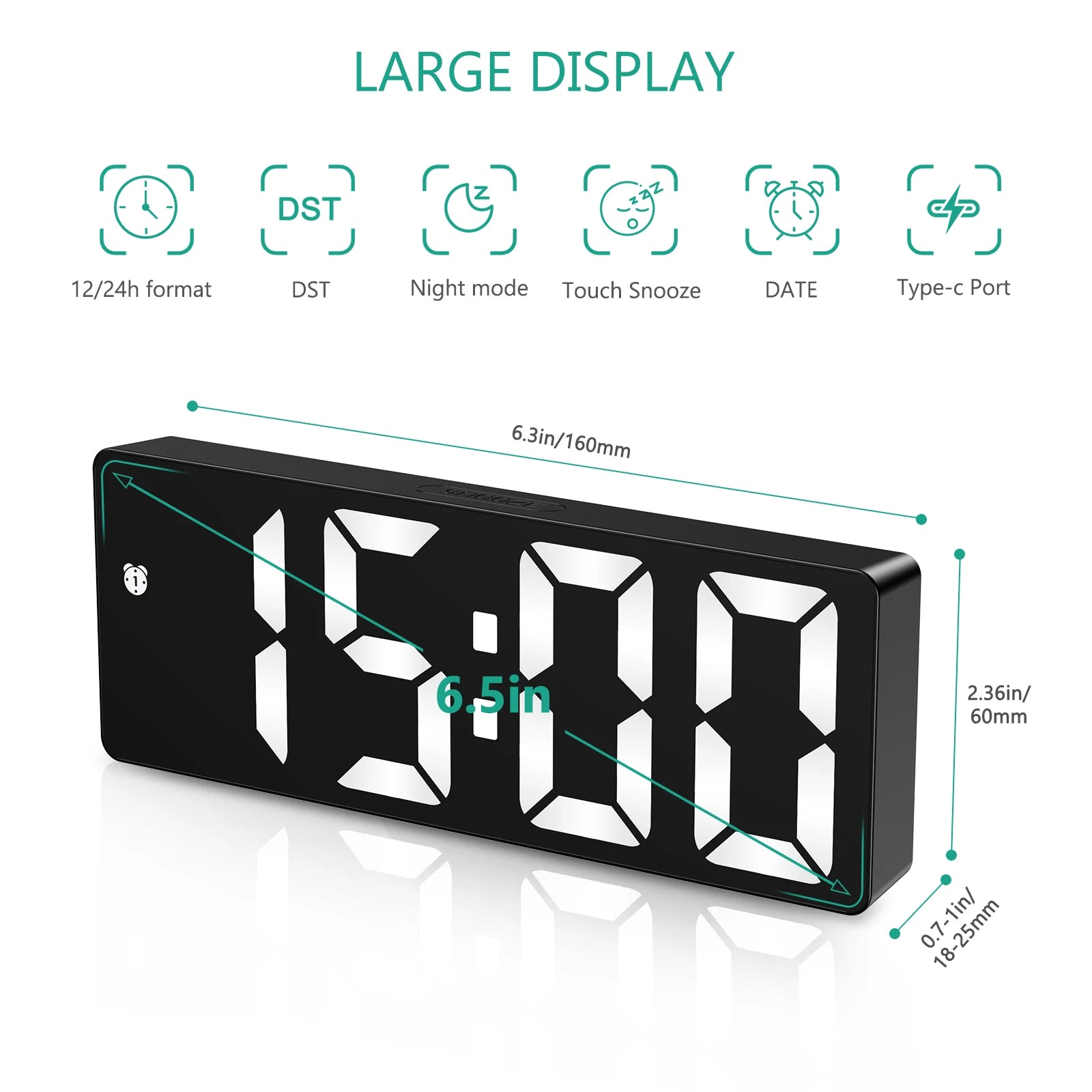 Elegant Digital Alarm Clocks