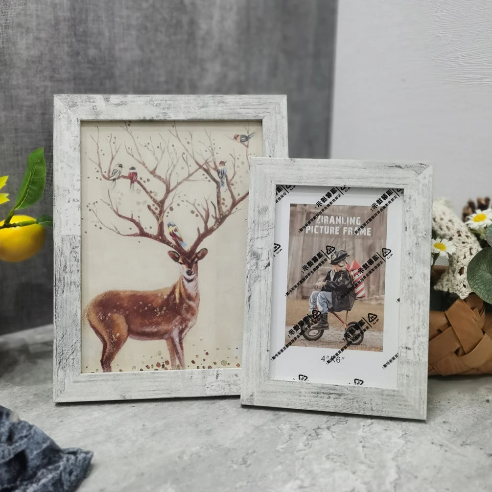 Rustic Wooden Photo Frame