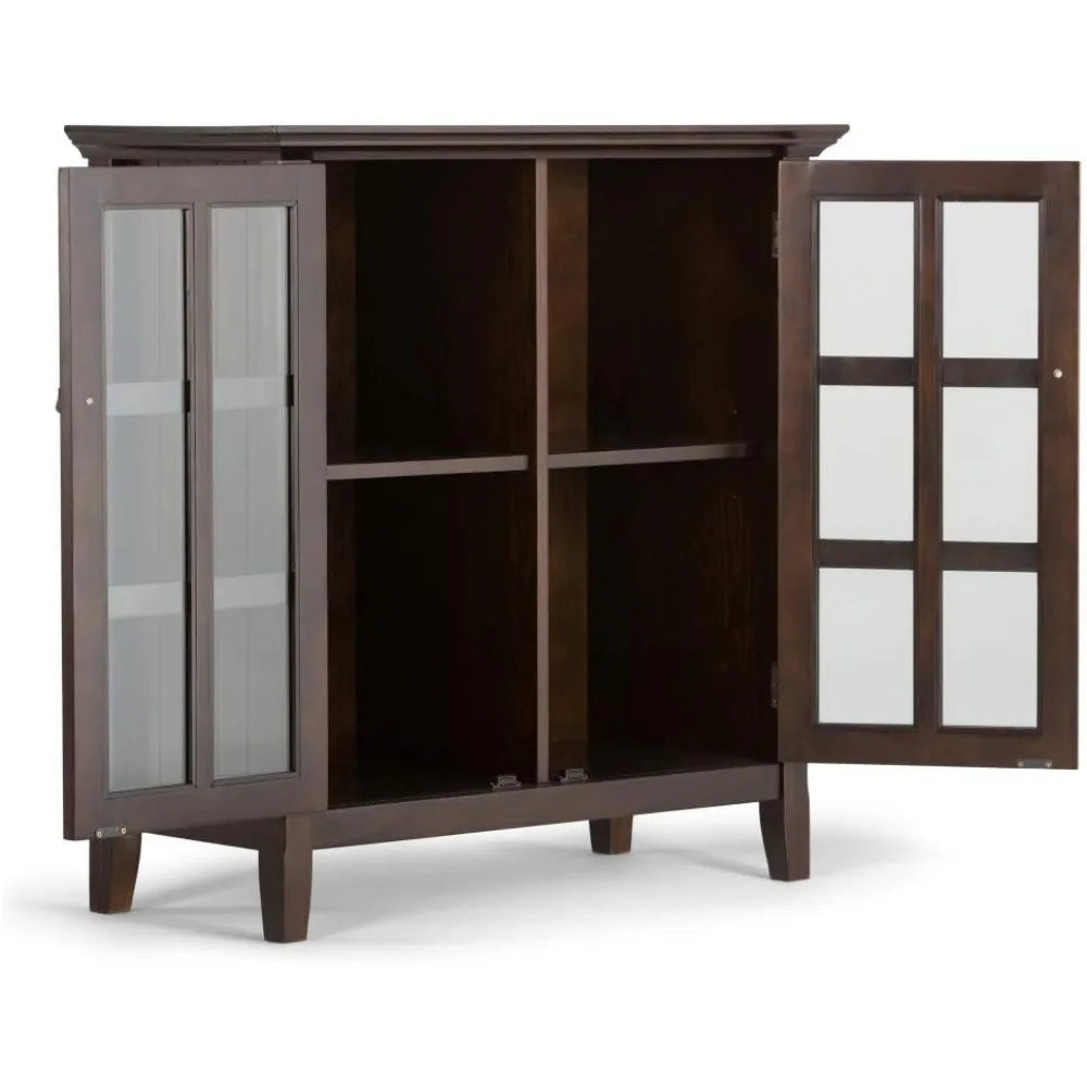 Brunette Brown Acadian Storage Cabinet