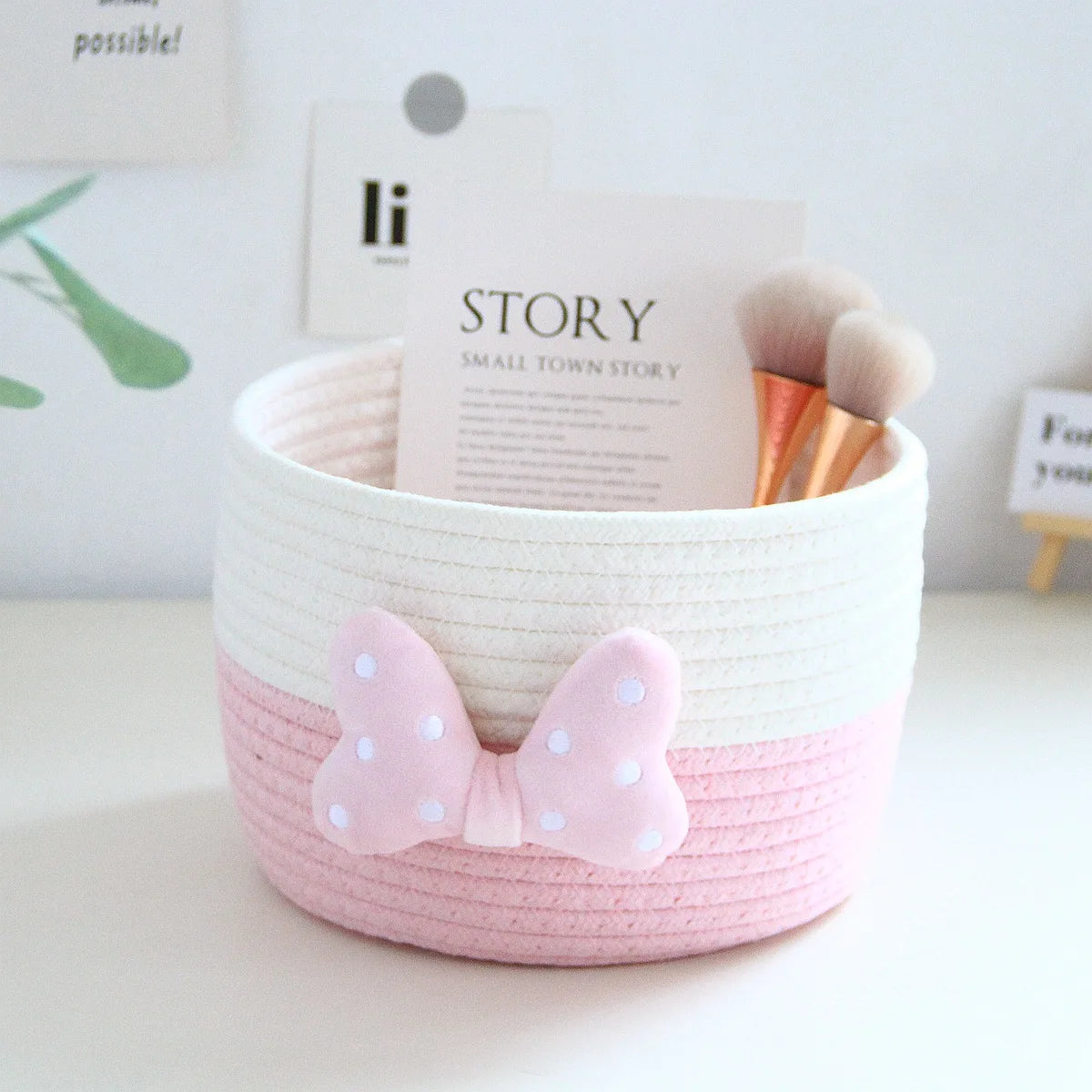 Basket with Bow