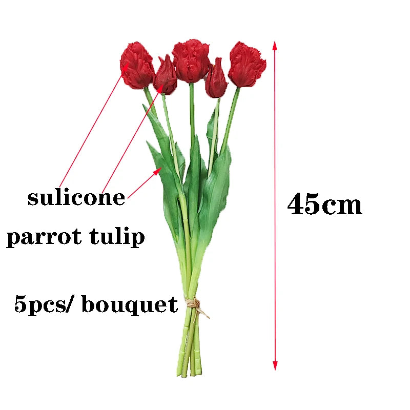 Chic Artificial Tulips for Your Home Decoration