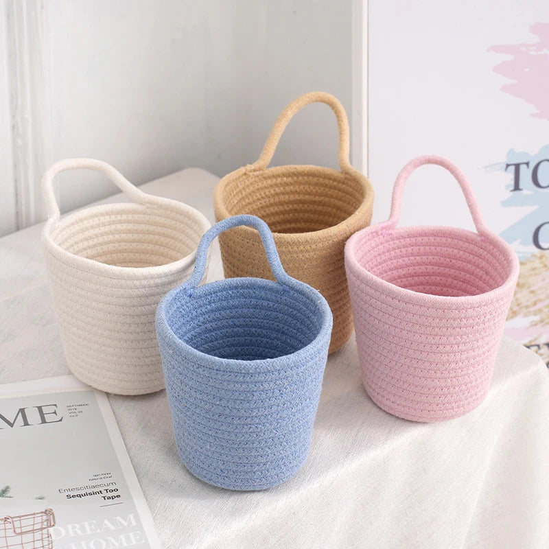 Modern Cotton Rope Woven Storage Basket