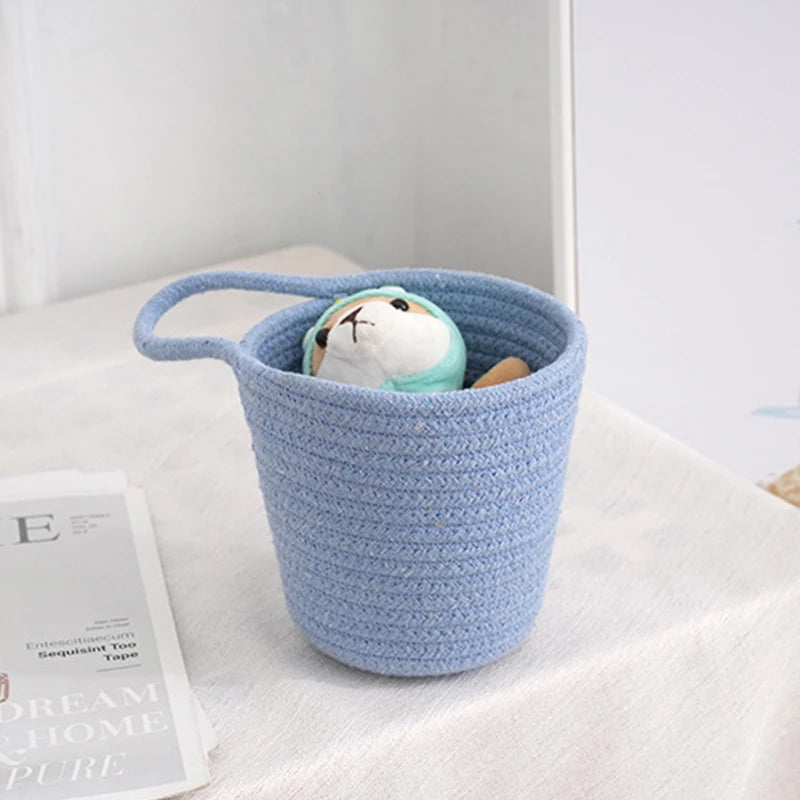 Modern Cotton Rope Woven Storage Basket