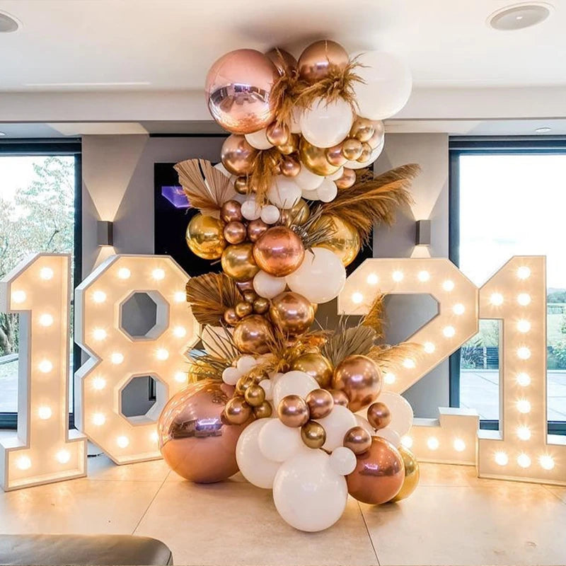 Majestic LED Birthday Number Light - Perfect for Every Celebration