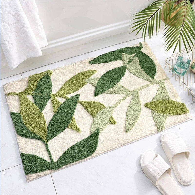 GreenLeaf Ultra-Absorbent Non-Slip Bath Mat