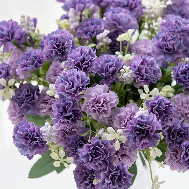 Graceful Artificial Bouquet of Carnations