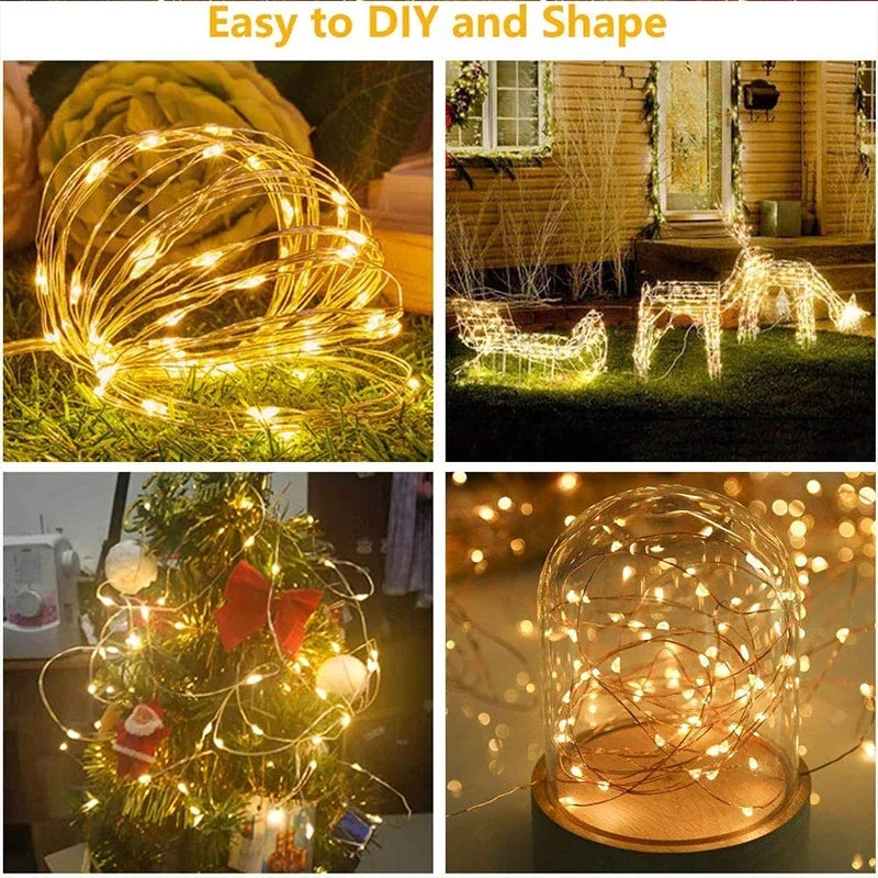 Magical 3M LED Curtain Fairy Lights - 8 Modes with Remote Control