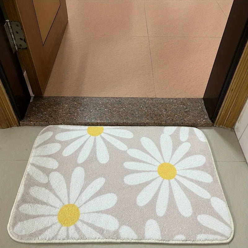 Daisy Delight Non-Slip Bath Mat