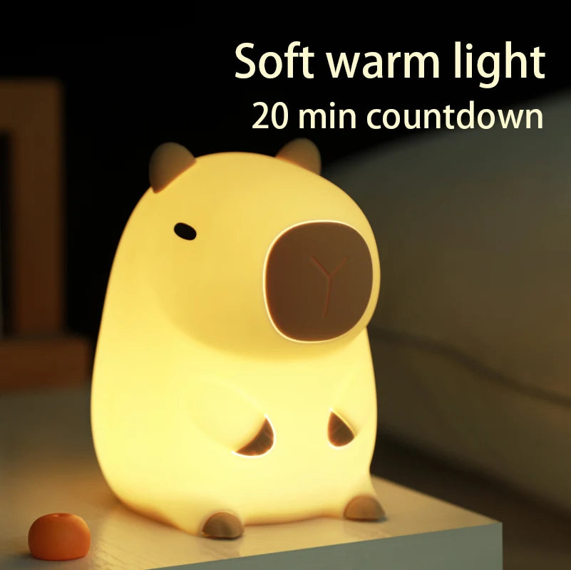 Cute Capybara Lamp