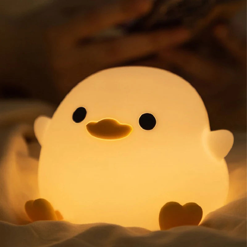 Silicone Duck Night Light