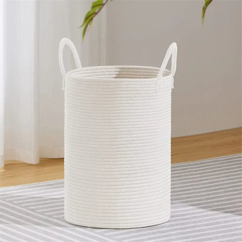 Minimalist Cotton Laundry Basket