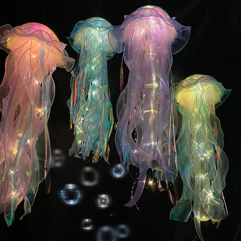 Colorful Jellyfish Lamp- Home Decor, Decoration for Birthday, Party and Holidays