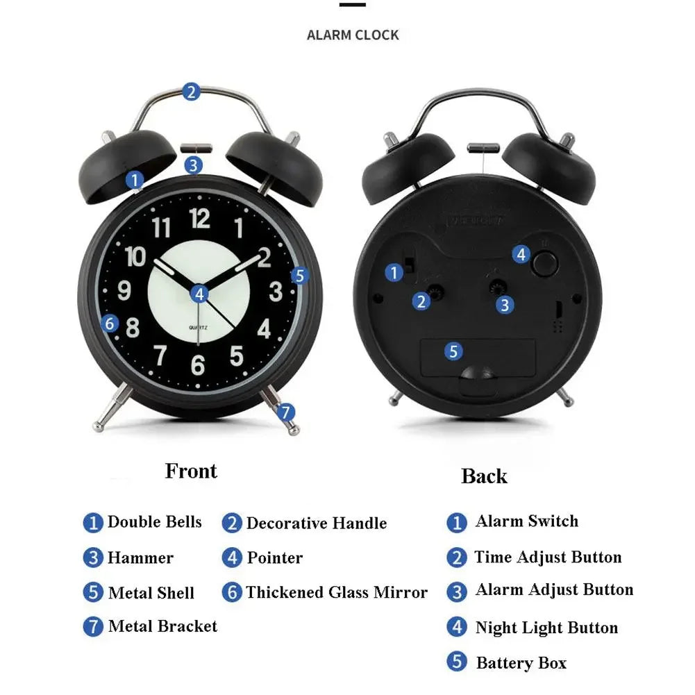 Sleek Luminous Alarm Clock