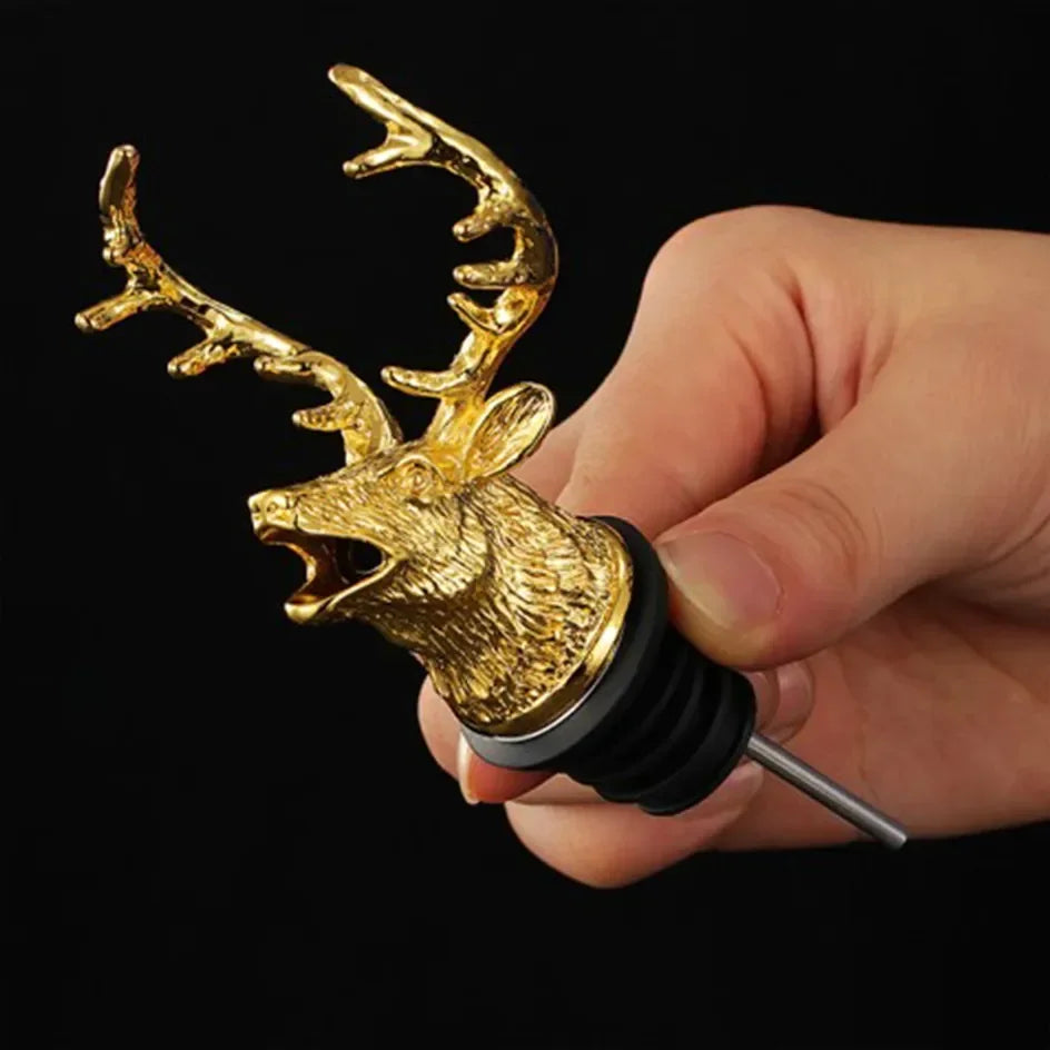 Deer Head Wine Pourer