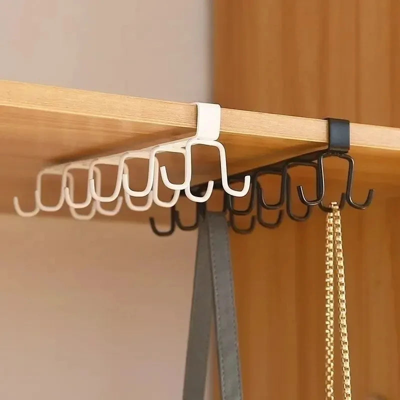 Elegant Iron Double-Row Hook