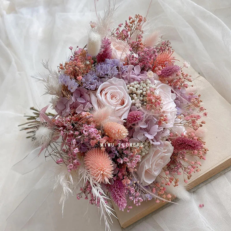 Delightful Natural Bouquet of Artificial Flowers