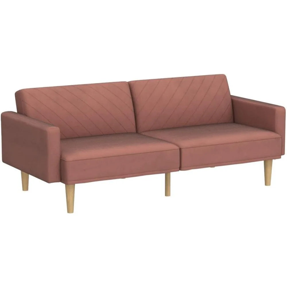 Modern Sofa with Chevron Tufting – Versatile 3-Seater Couch